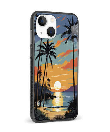 Tropical Beach Sunset Phone Case and Cover 4
