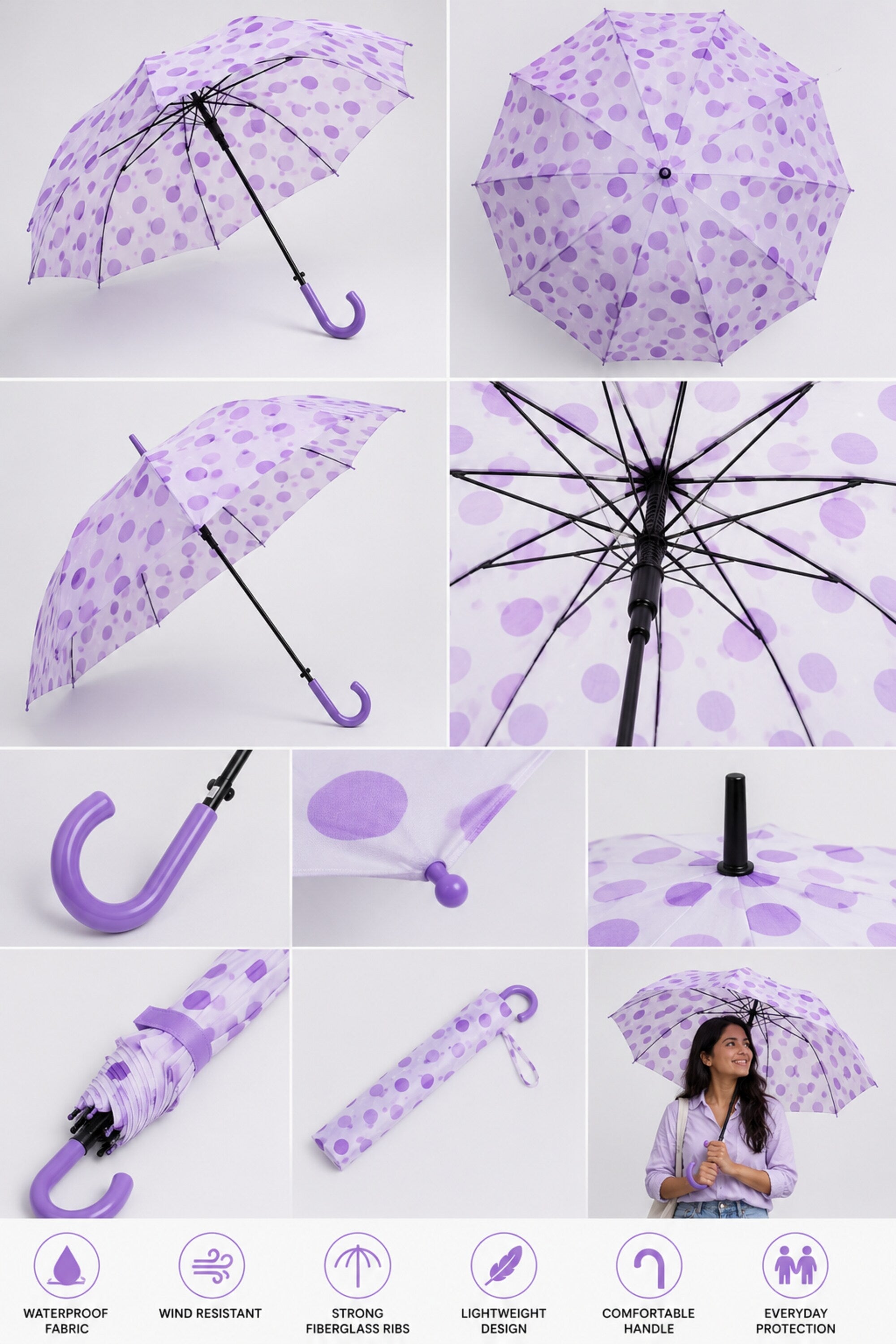 Polka Dot Umbrella India