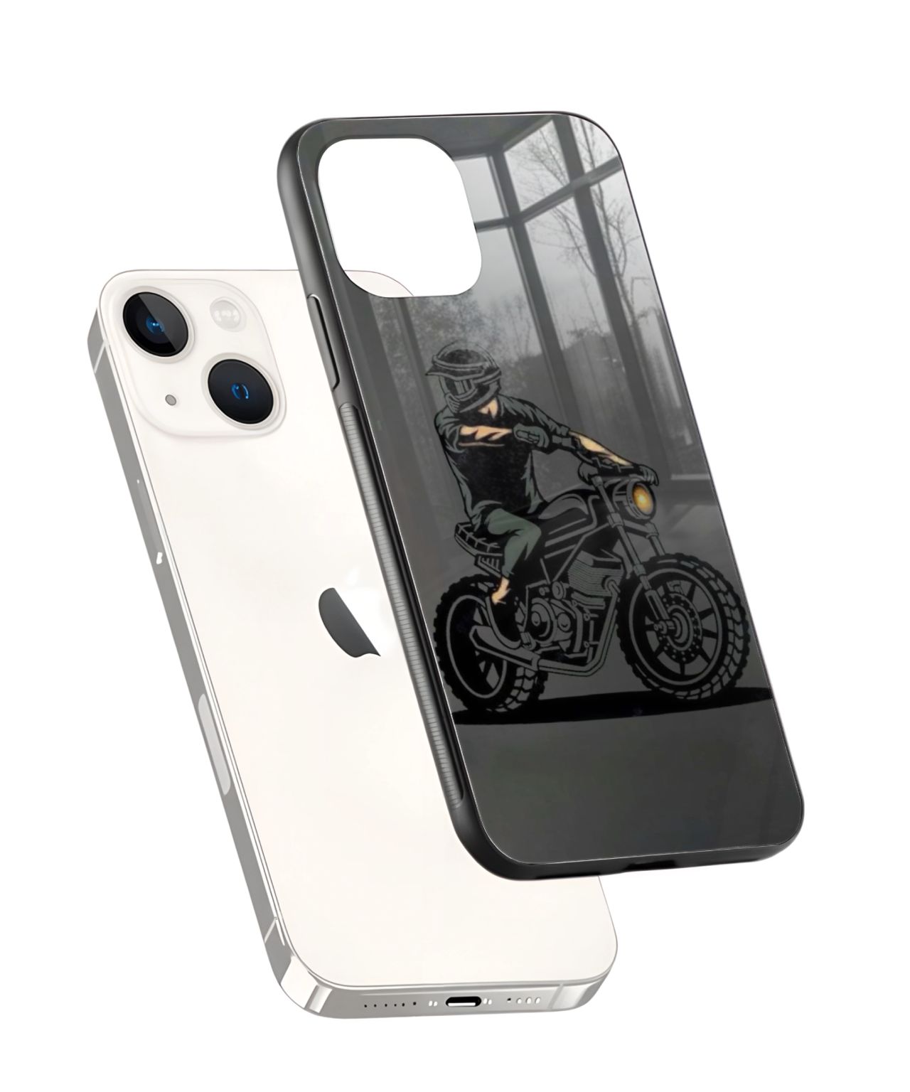 Urban Motorcycle Rider Mobile Case and Cover 2