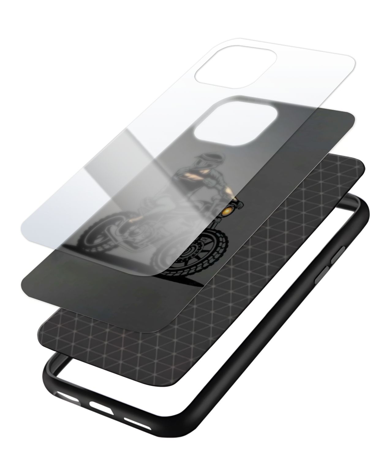 Urban Motorcycle Rider Mobile Case and Cover 3