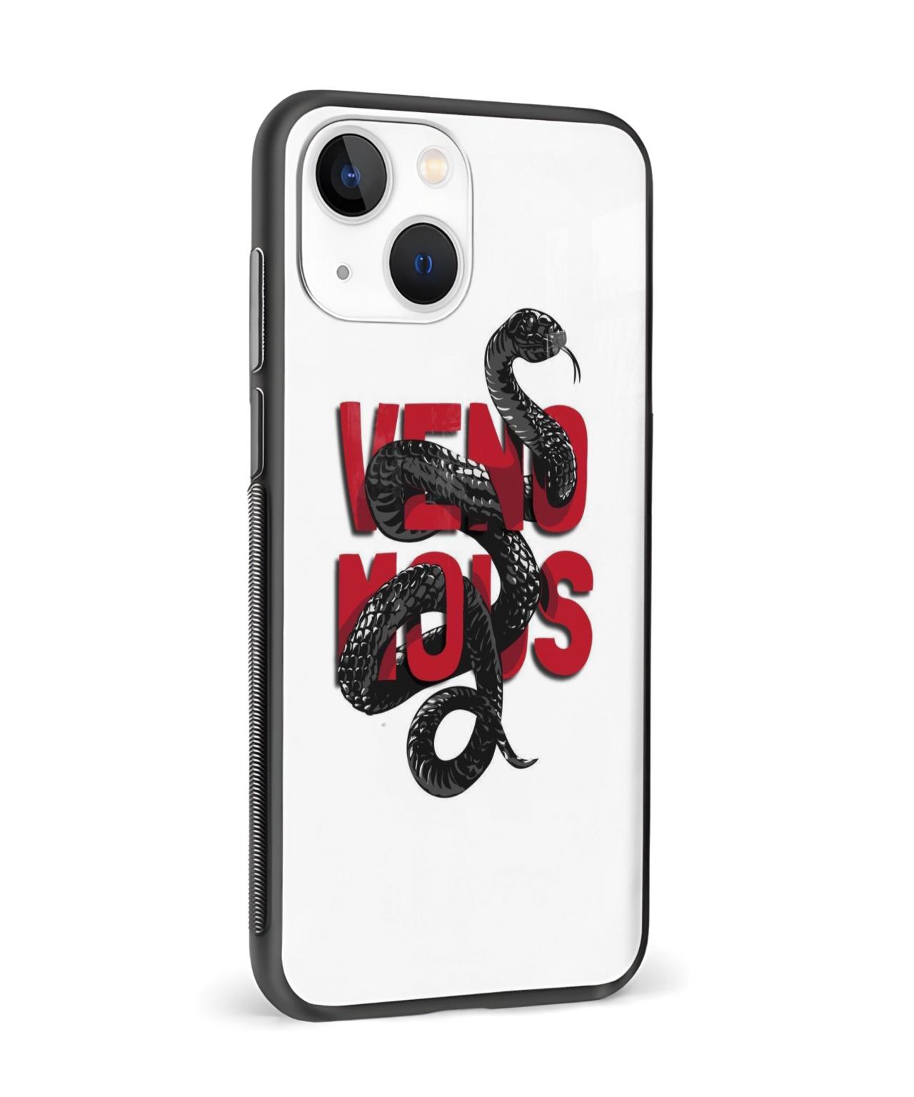 Venomous Snake Typography Phone Case 4