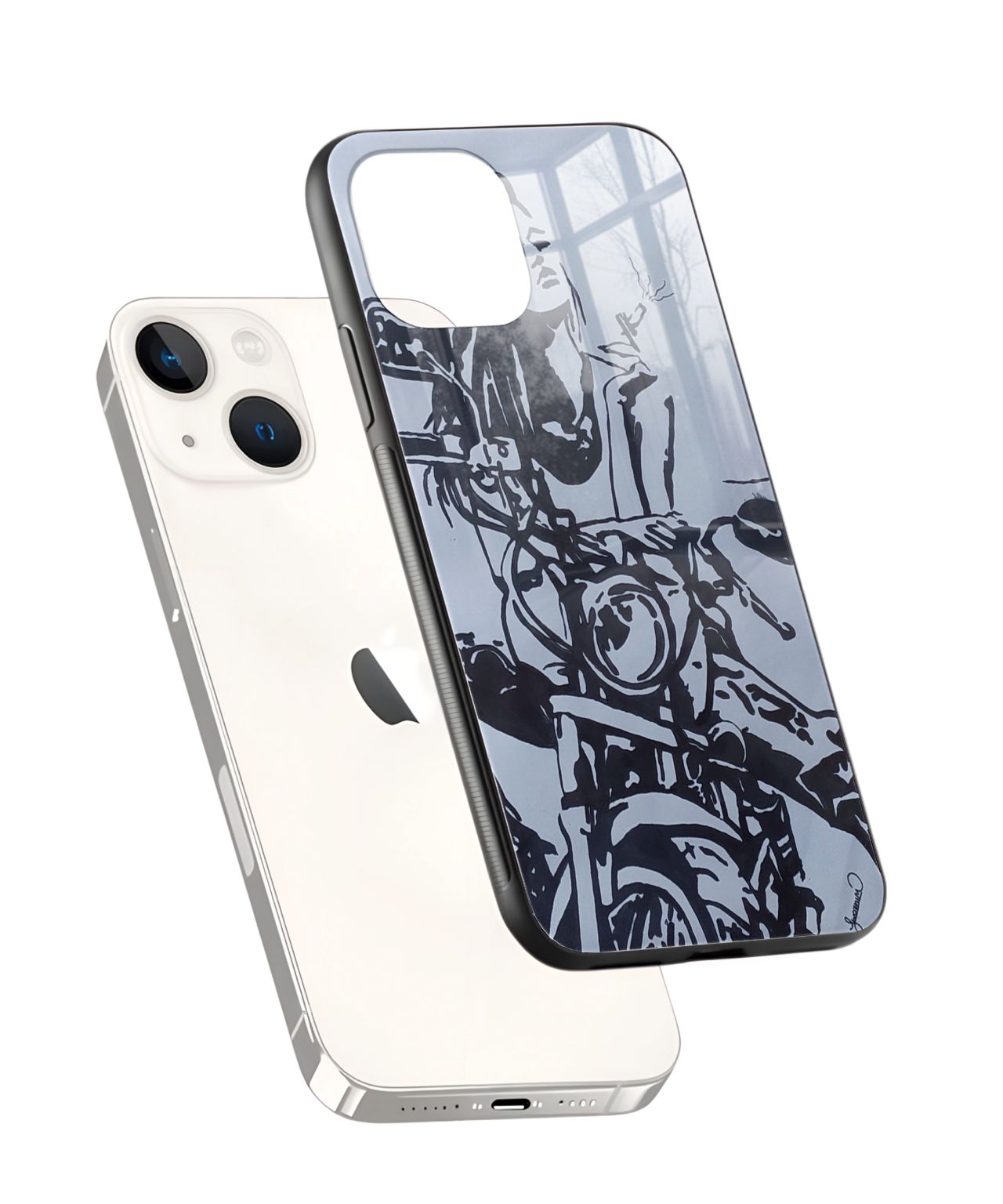 Vibrant Lady Glass Case 3