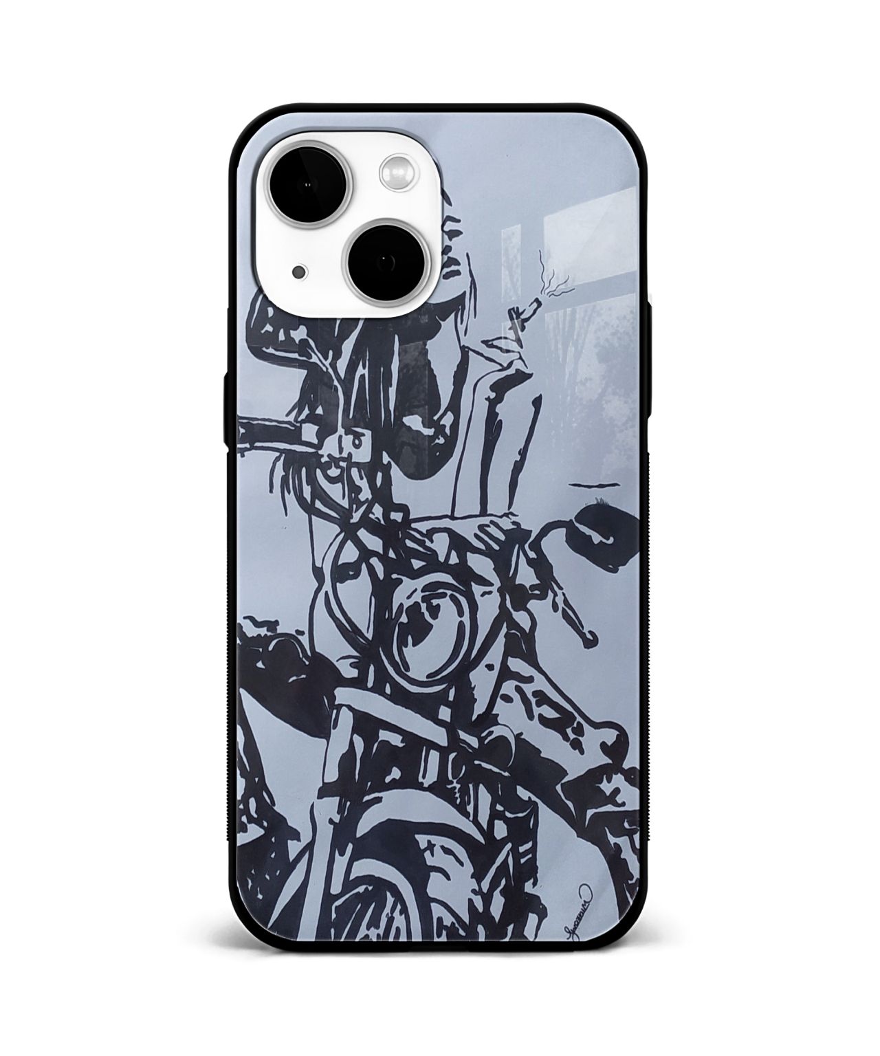 Vibrant Lady Glass Case 1