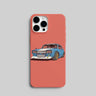 Vintage Blue Racer Mobile Case 1