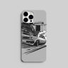 Vintage Car Grayscale Mobile Cover 1