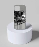 Vintage Car Grayscale Mobile Cover 6