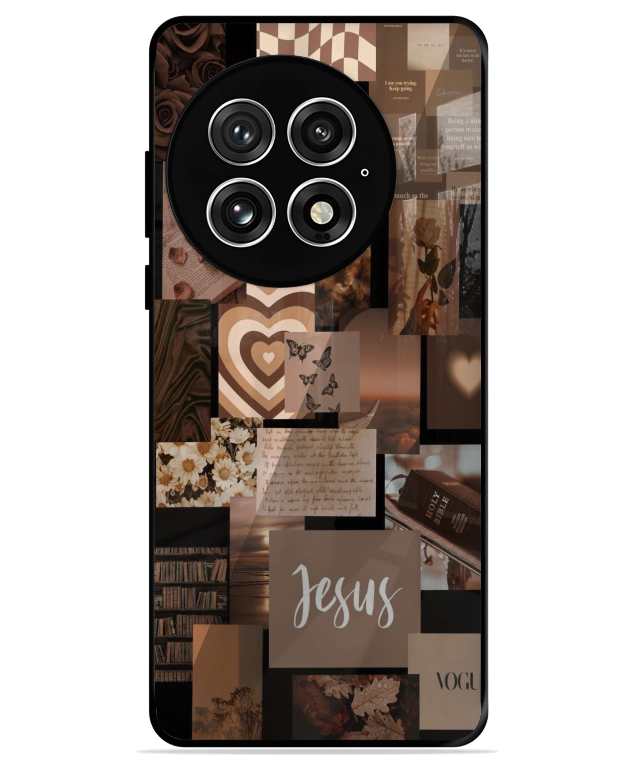 Vintage Jesus Collage Phone Case for OnePlus 13.
