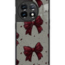 Vintage Red Bow Pattern Phone Case for OnePlus 11 1