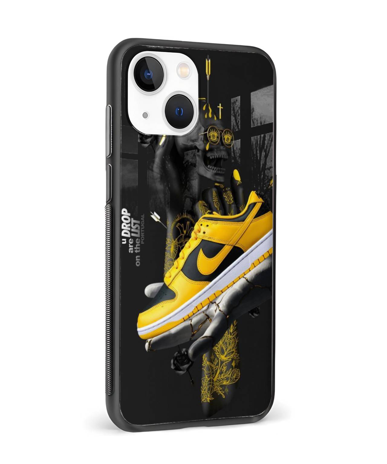 Yellow Nike Dunk Sneaker Phone Case 4