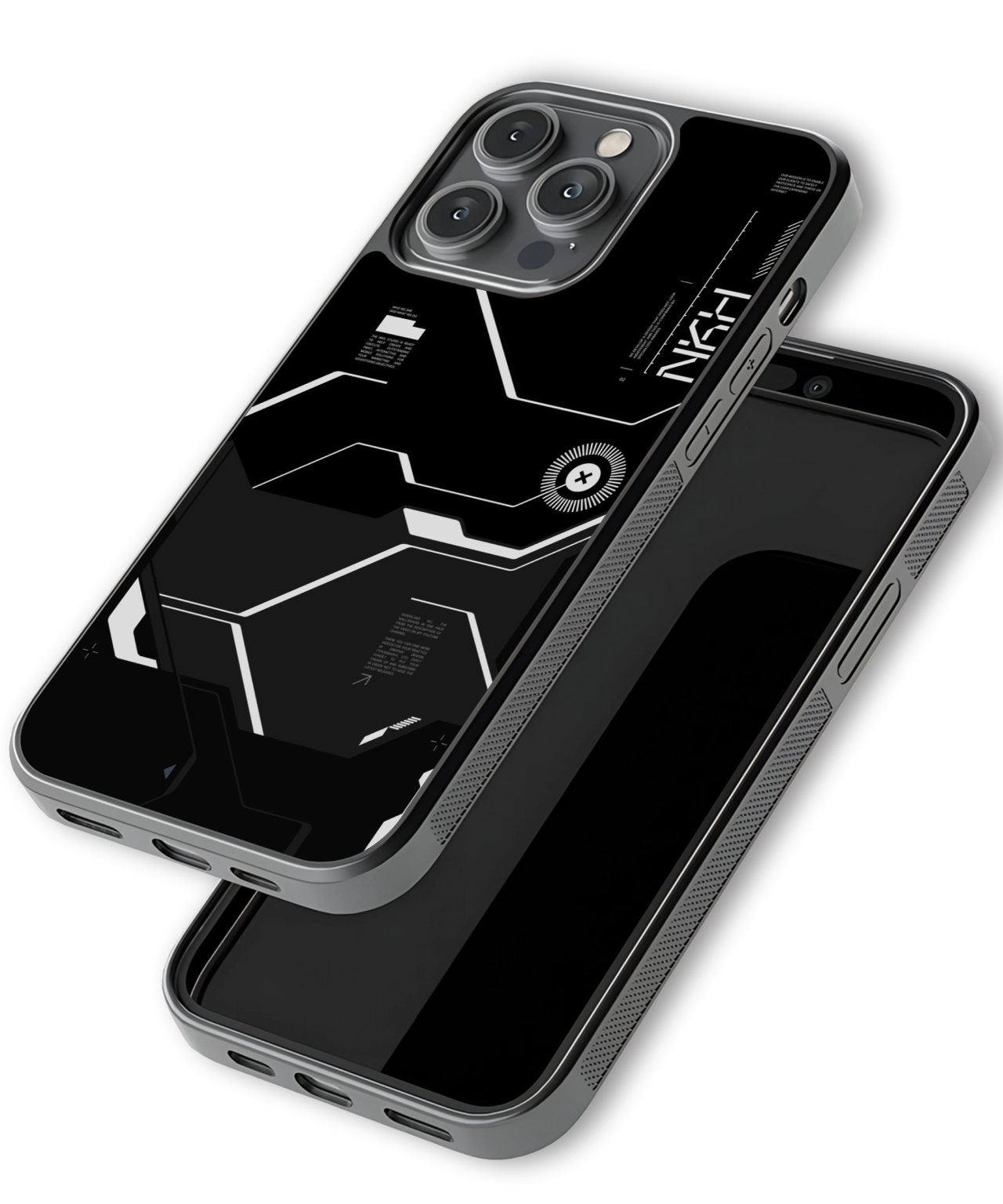 Full Metal Mobile Tech Circuit Cover Case – Bold, Futuristic Protection
