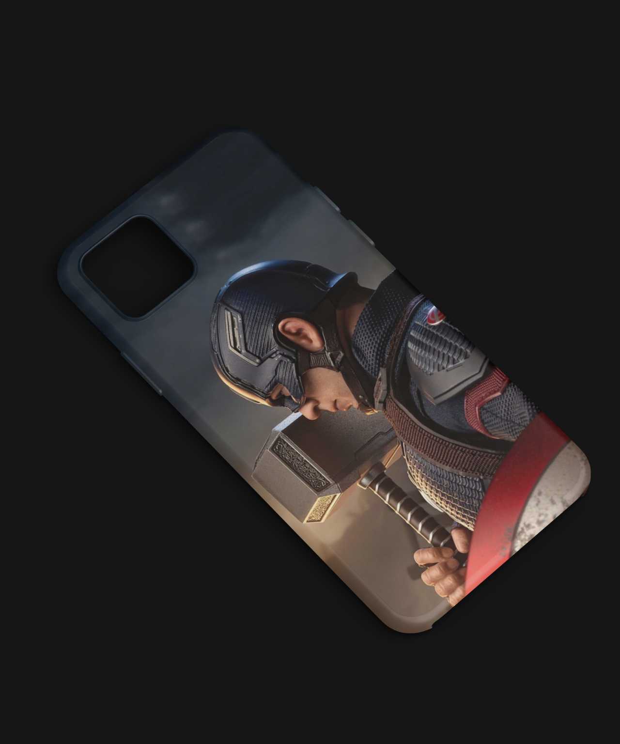 Captain America with hammer phone case - PopCase