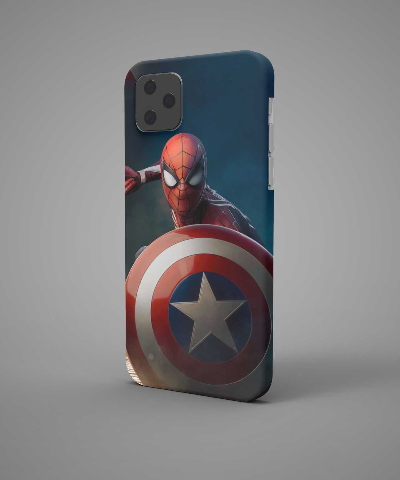 Spiderman with Shield phone case - PopCase