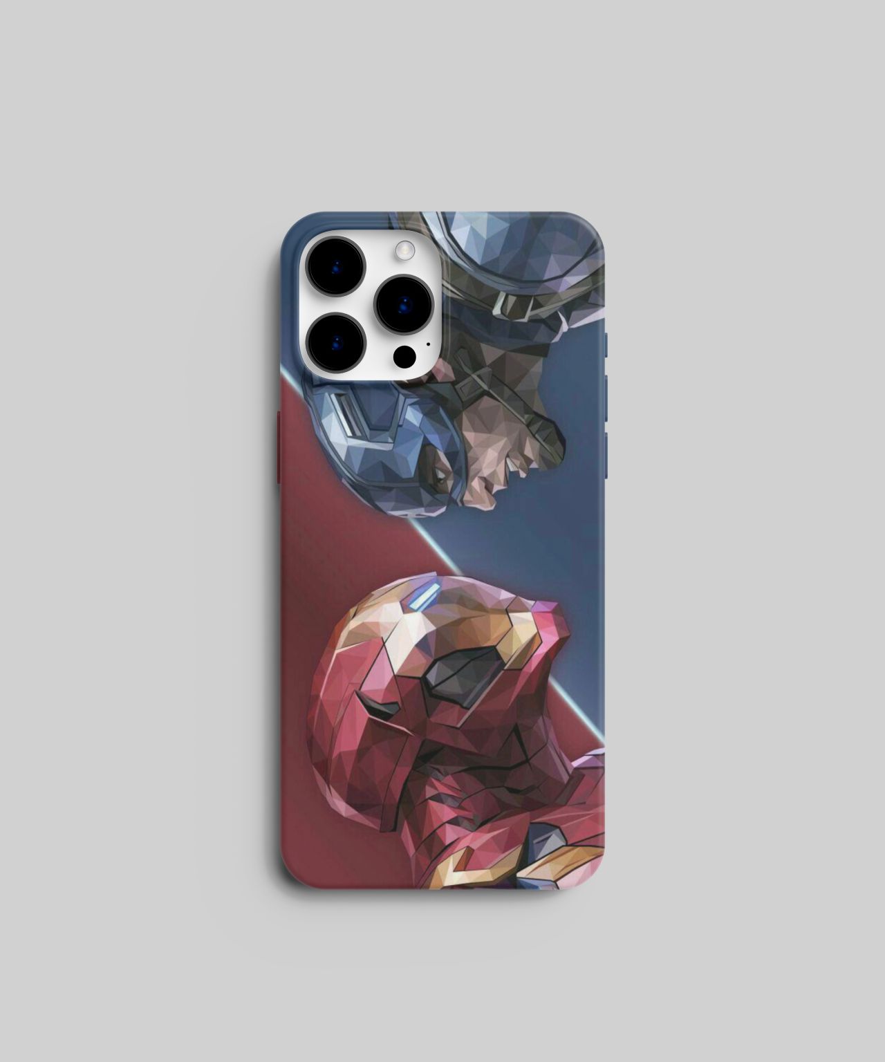 Cap vs Iron Man Fight Mobile Case 1