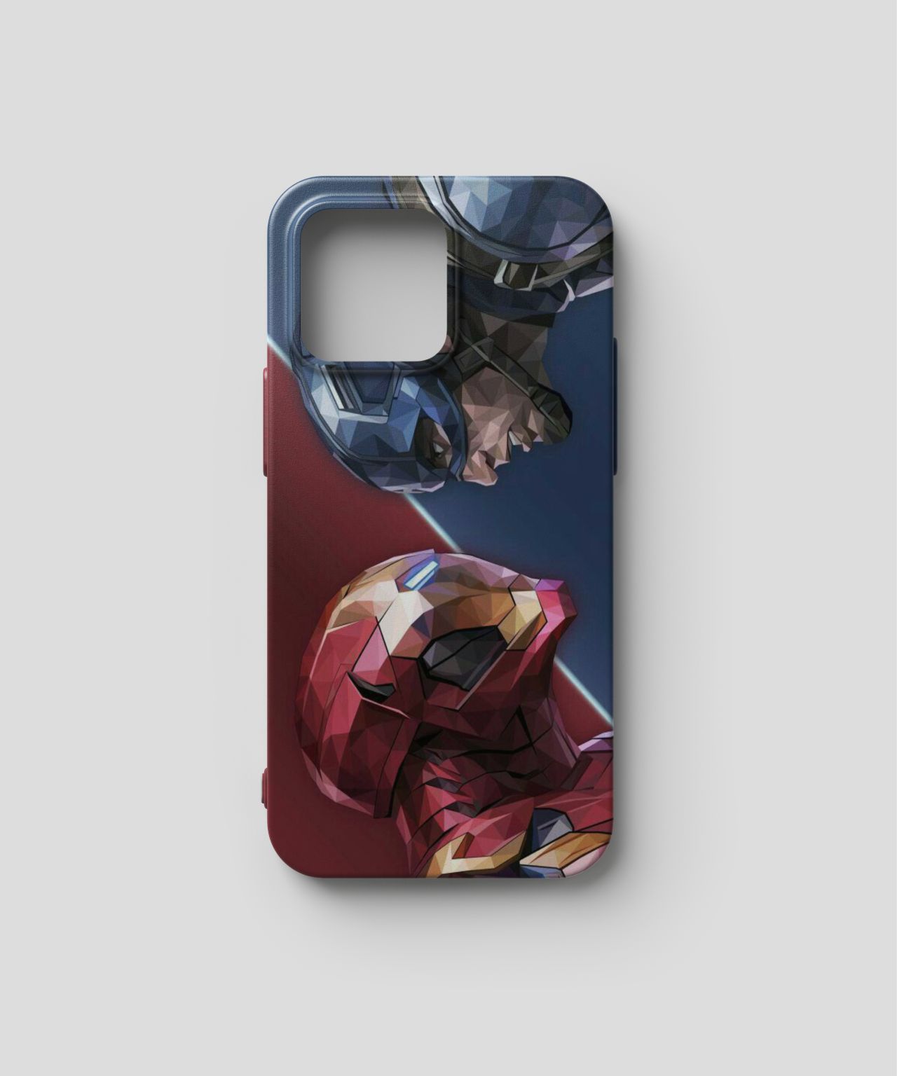 Cap vs Iron Man Fight Mobile Case 3