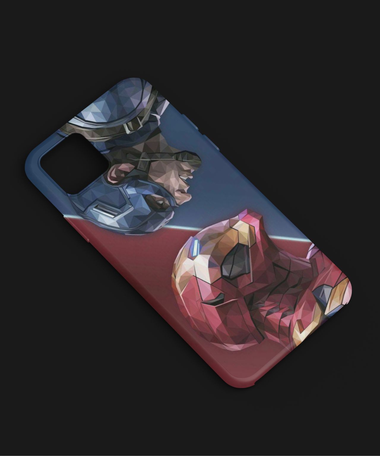 Cap vs Iron Man Fight Mobile Case 5