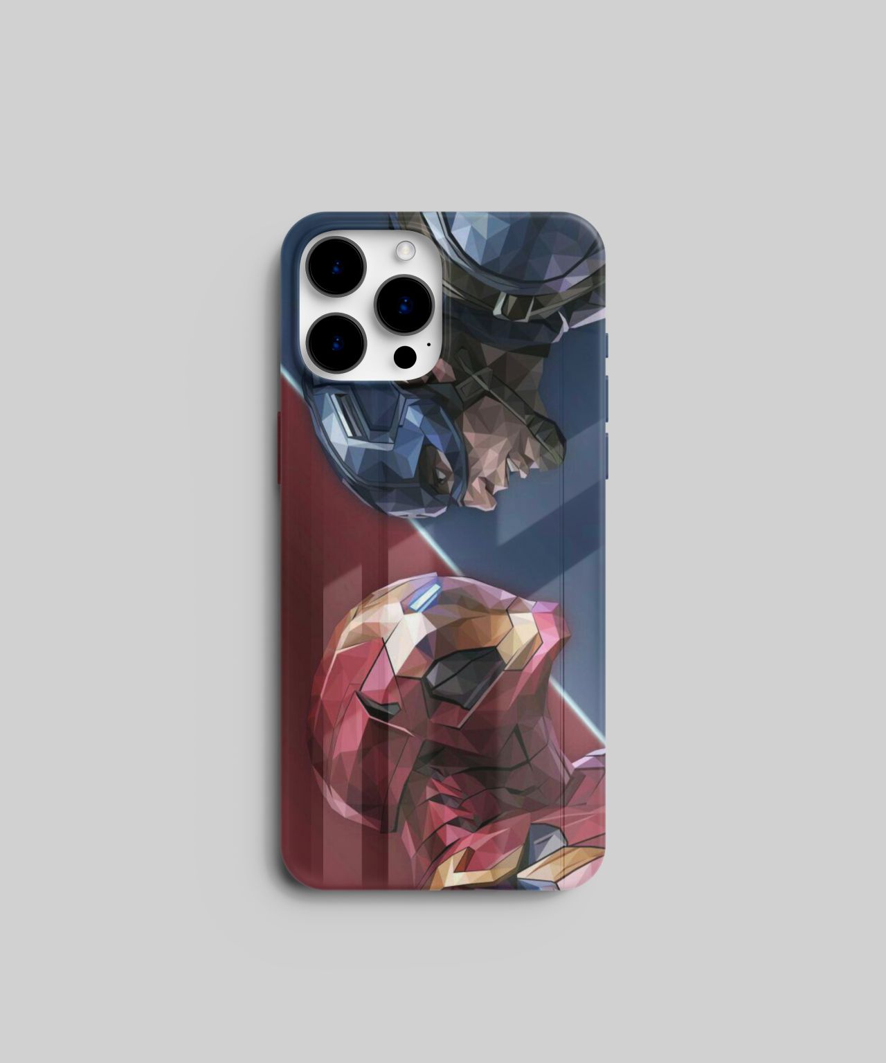 Cap vs Iron Man Fight Mobile Case 6