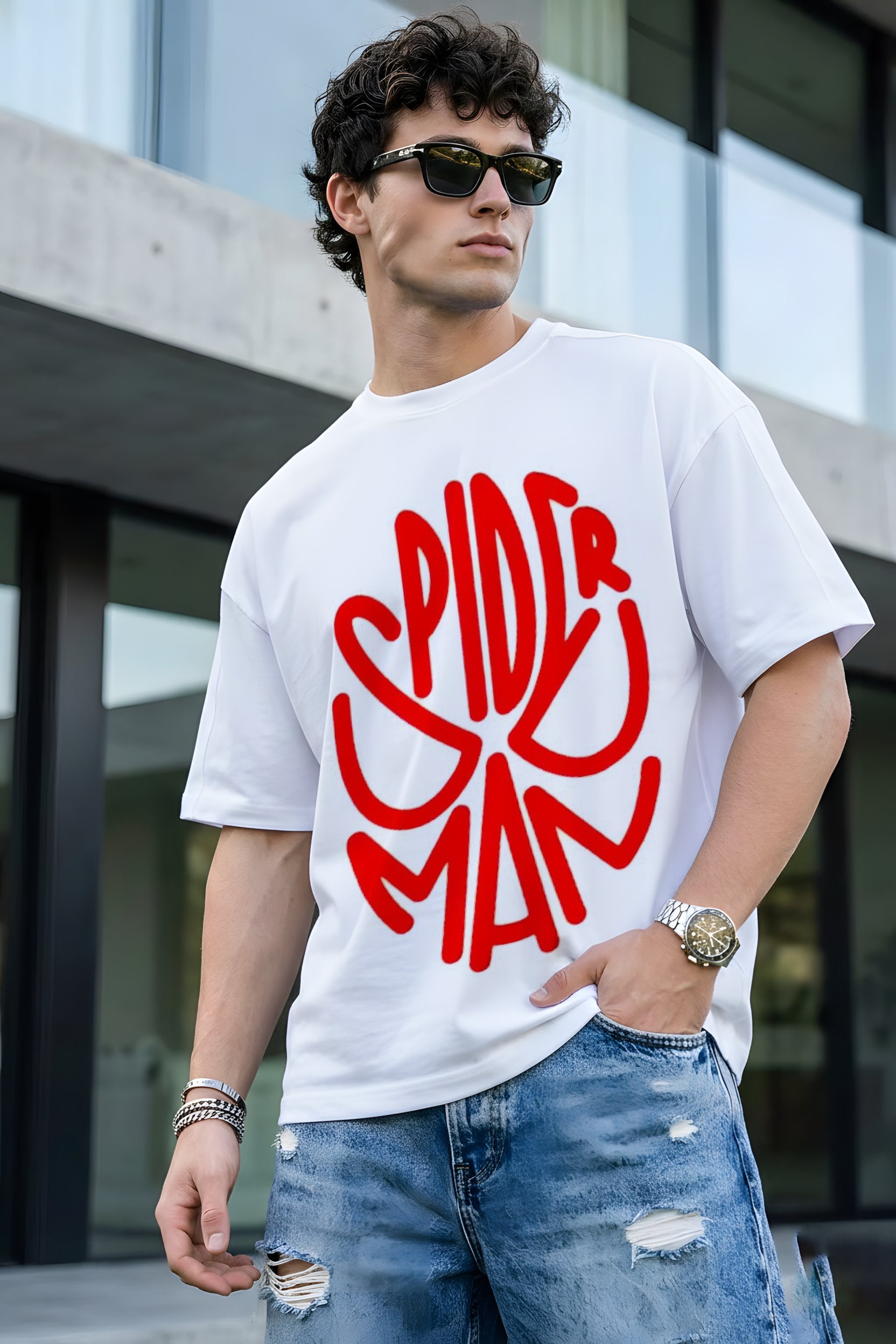 Spiderman Oversized T Shirt for Gen Z | Trendy Streetwear India