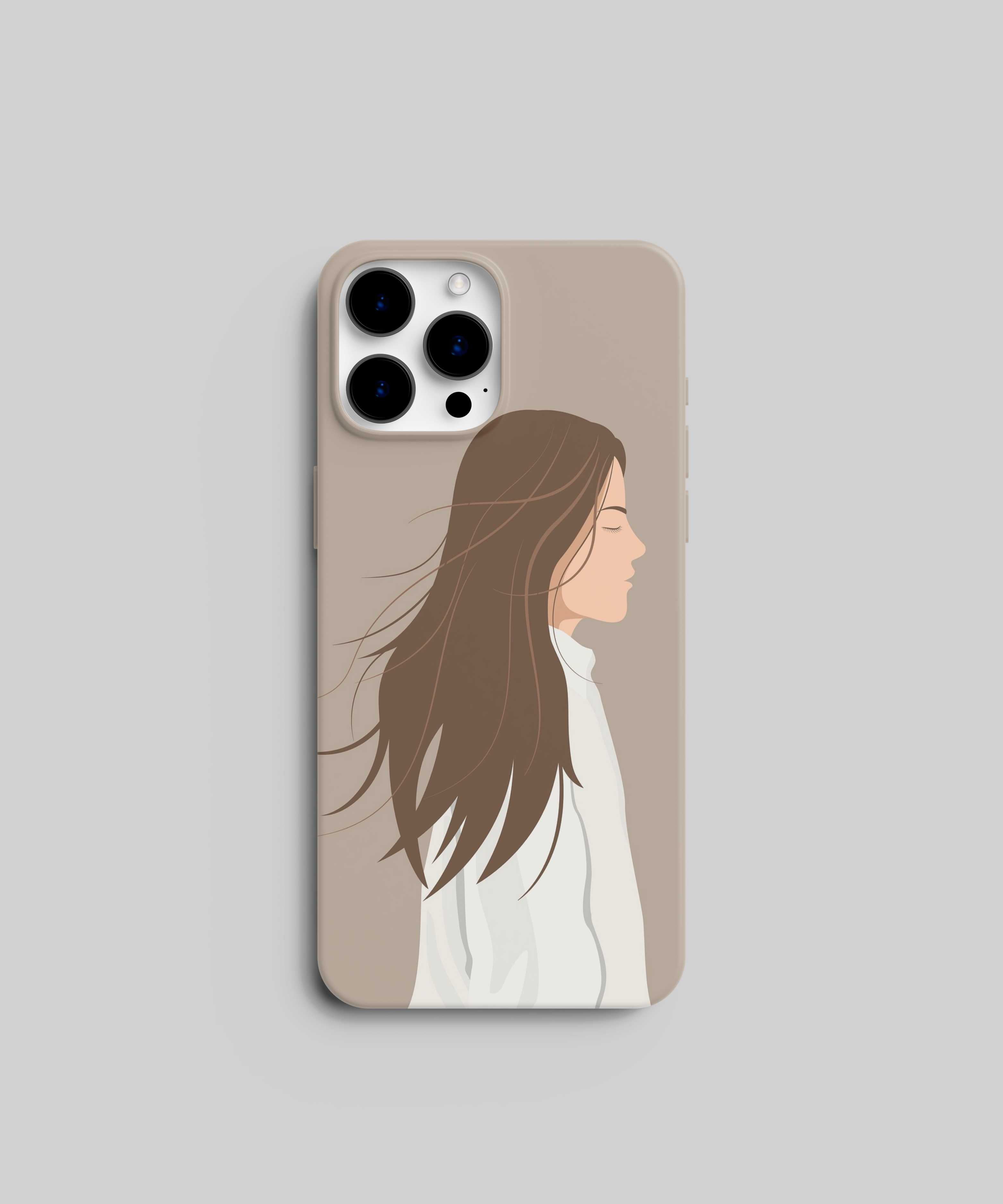 Bold and Aesthetic Girl Mobile Case - PopCase