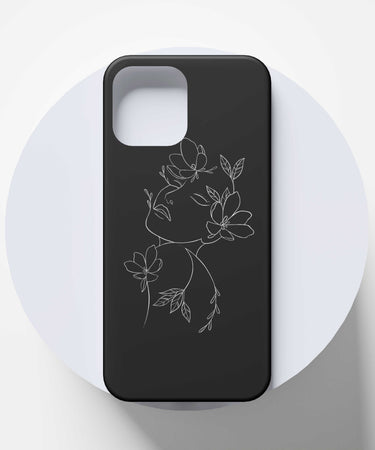 Elegance in Contrast Women Mobile Case - PopCase