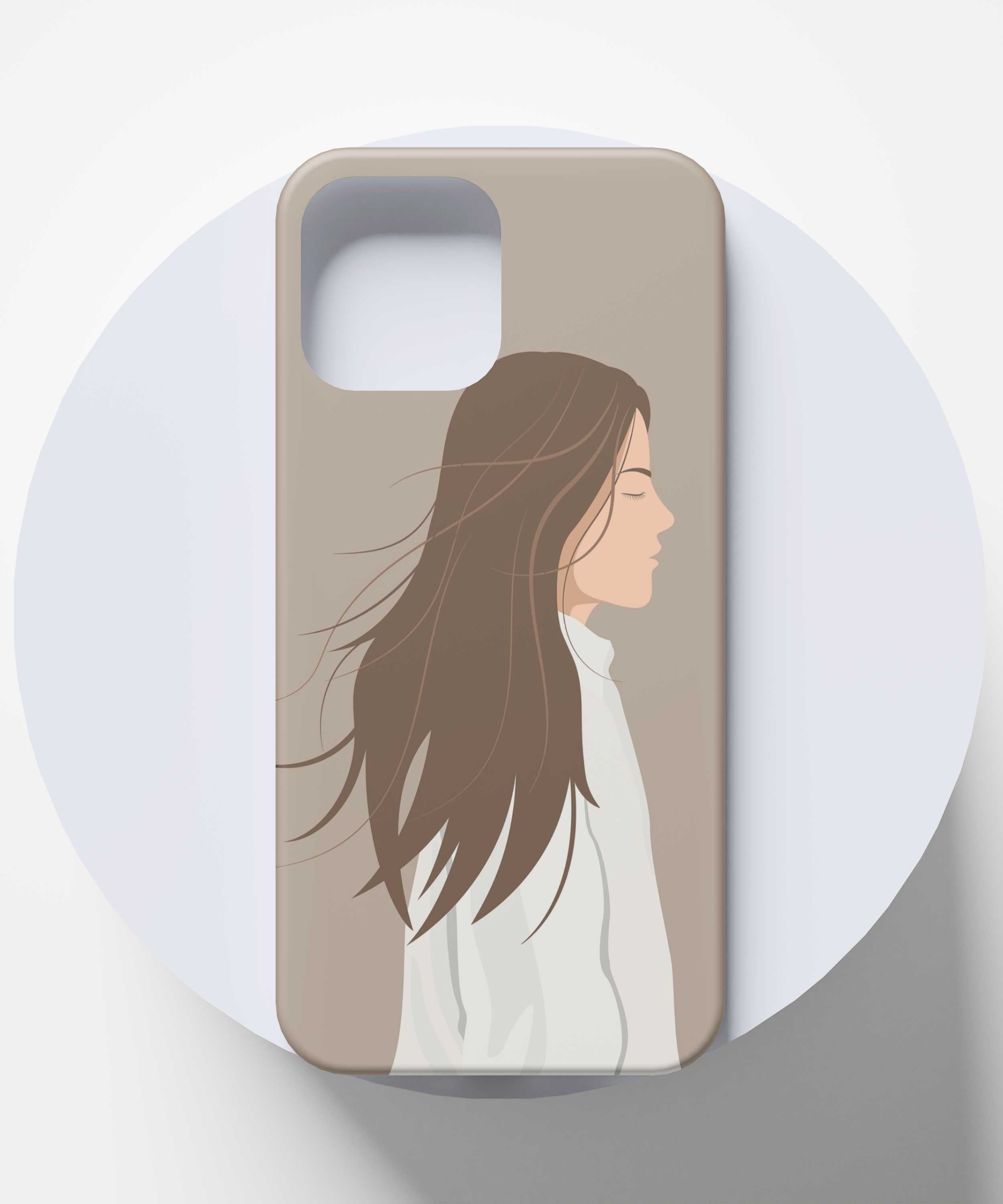 Bold and Aesthetic Girl Mobile Case - PopCase
