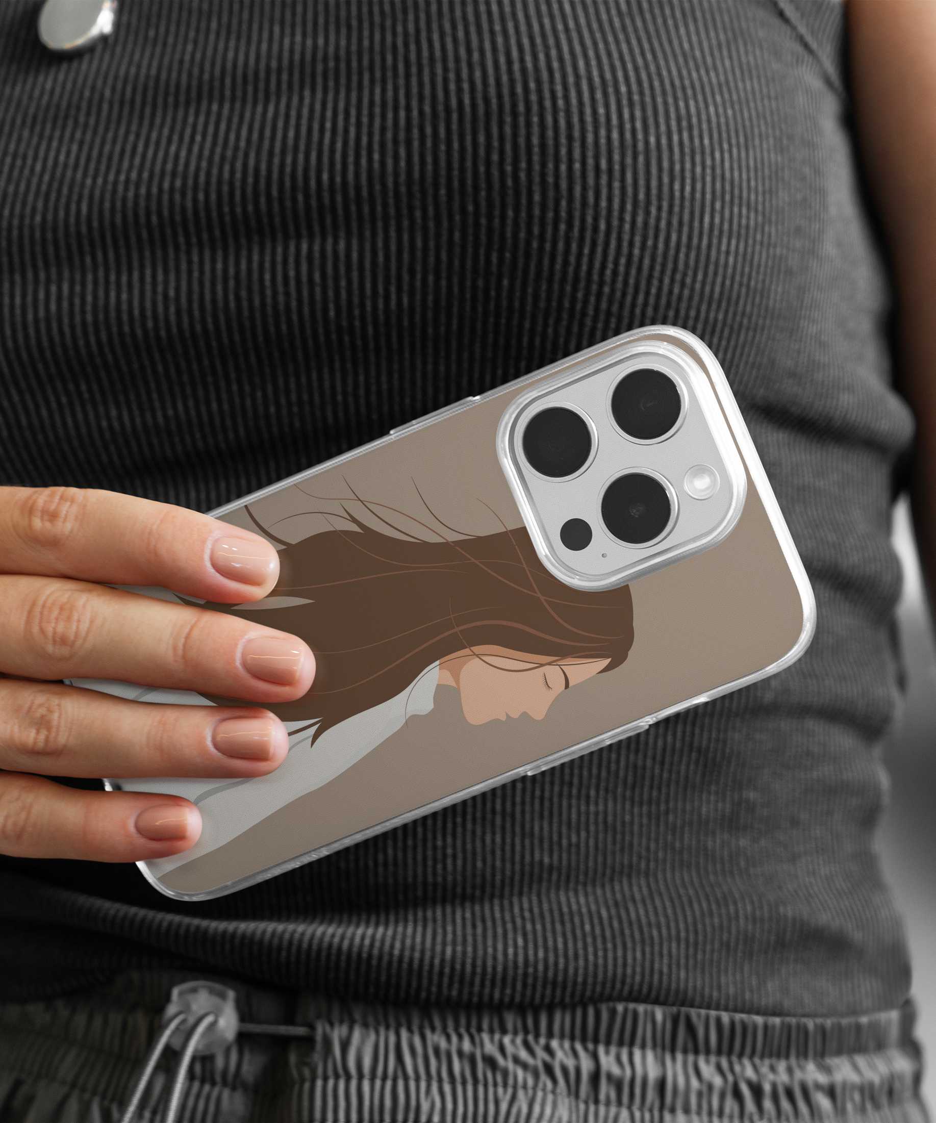Bold and Aesthetic Girl Mobile Case - PopCase