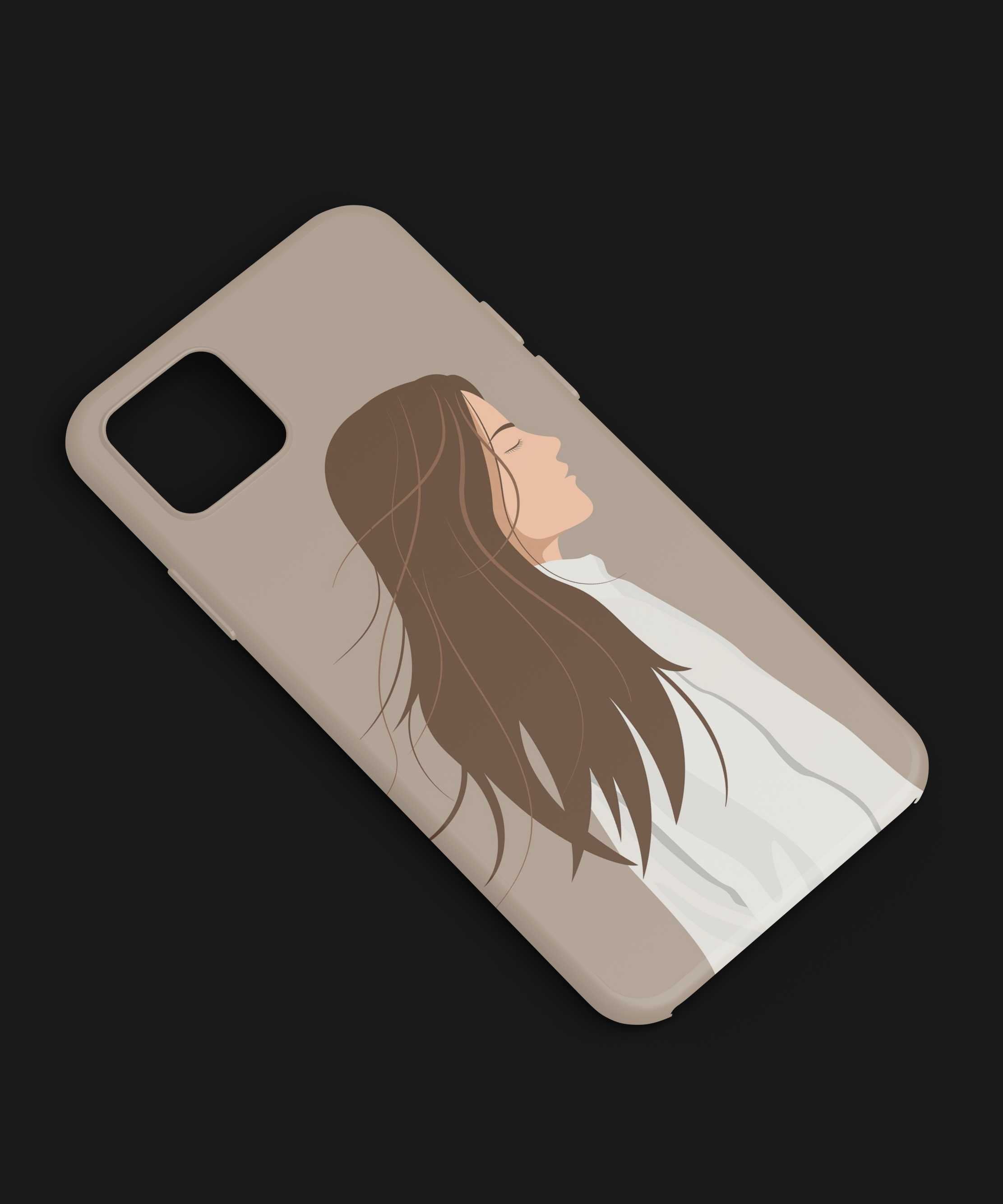 Bold and Aesthetic Girl Mobile Case - PopCase