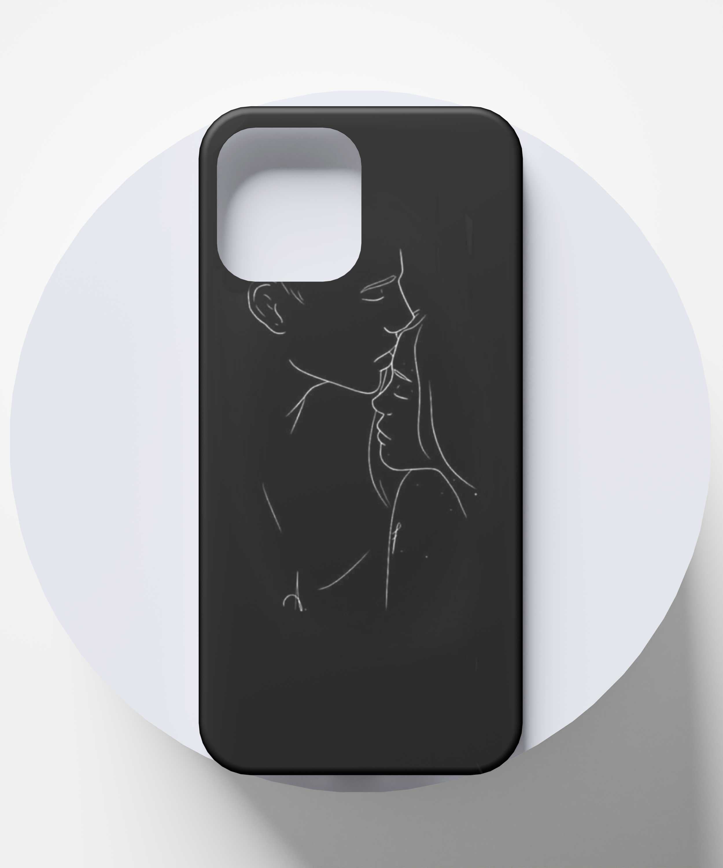 Endearing Kiss Mobile Case - PopCase