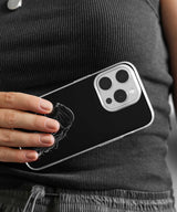 Elegant Women's Black & White Mobile Case - PopCase