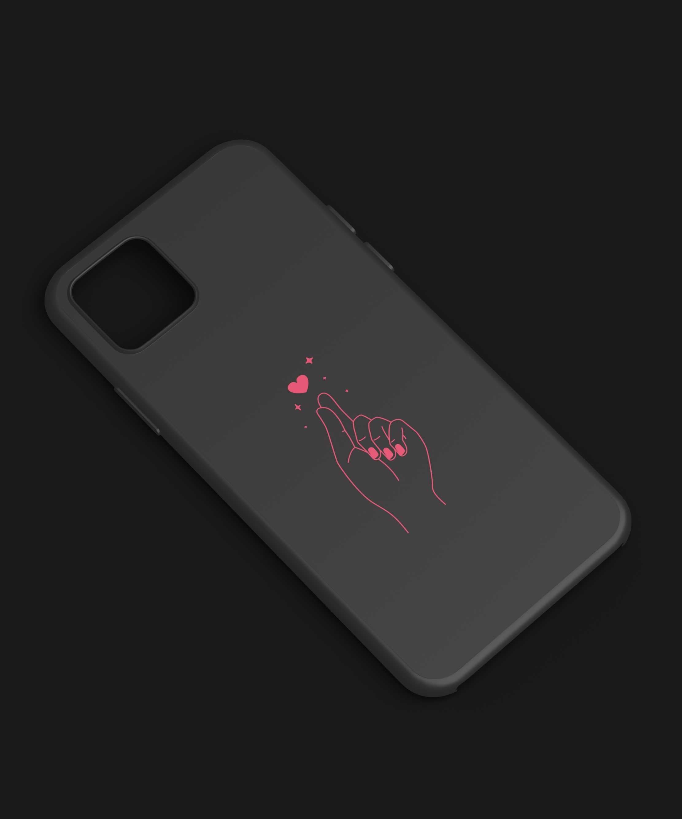 Chic Pink Hand with Heart Mobile Case - PopCase