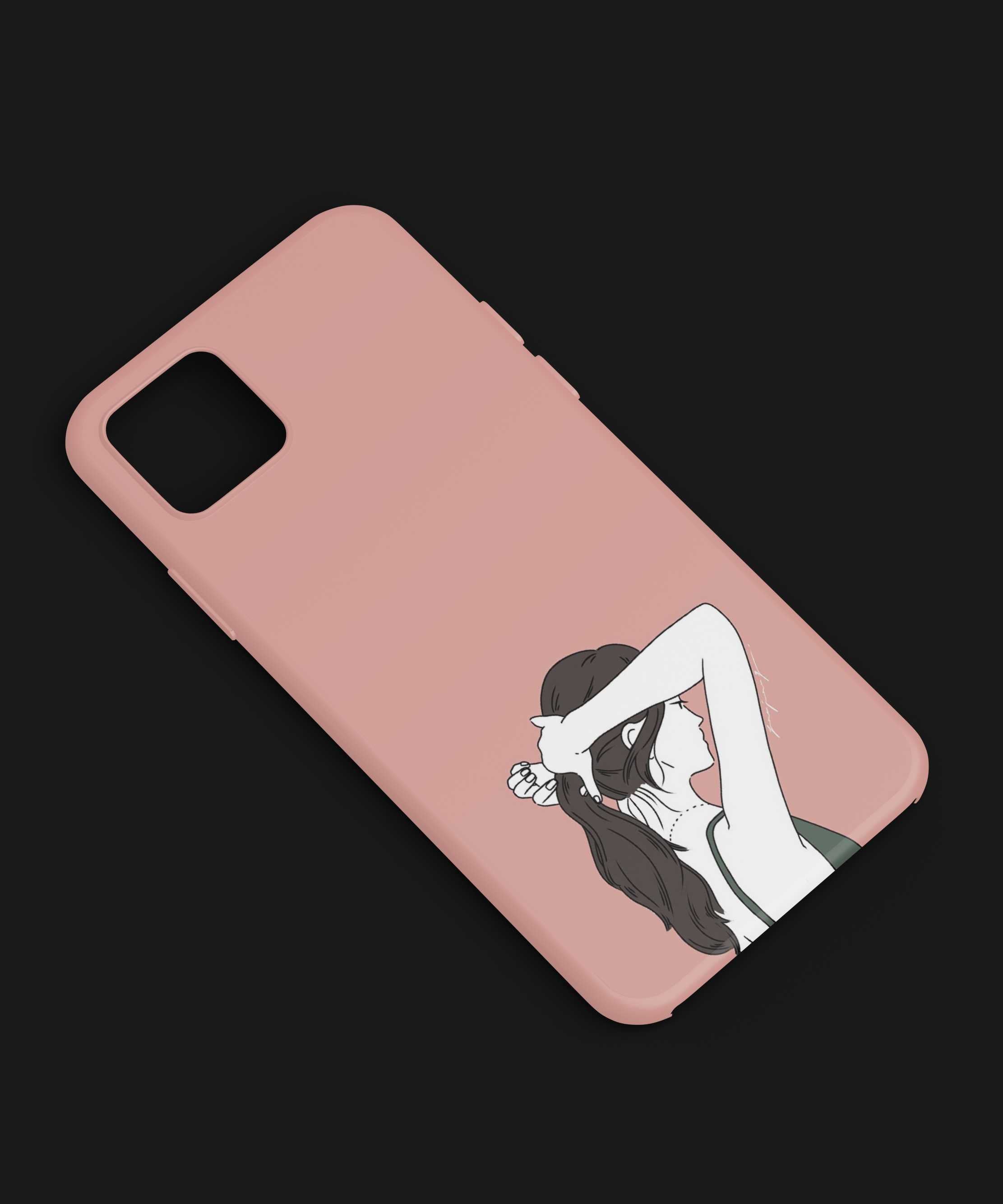 Aesthetic Girl Pink Mobile Case - PopCase