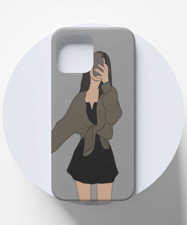 Chic and Stylish Girl Mobile Case - PopCase