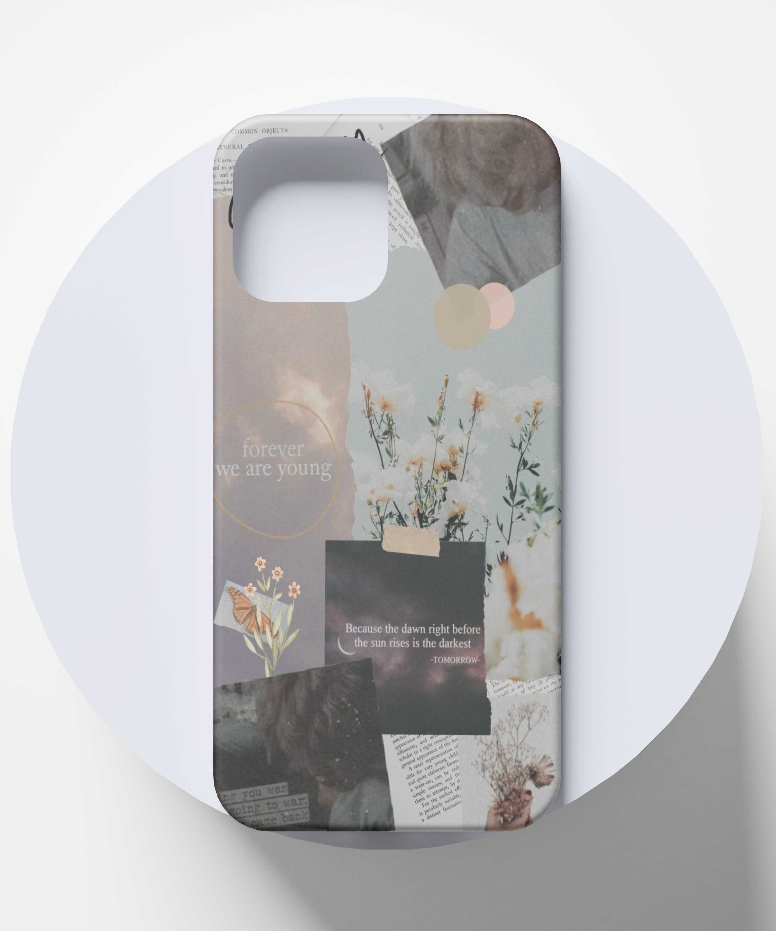 Eternal Youth Canvas Mobile Case - PopCase