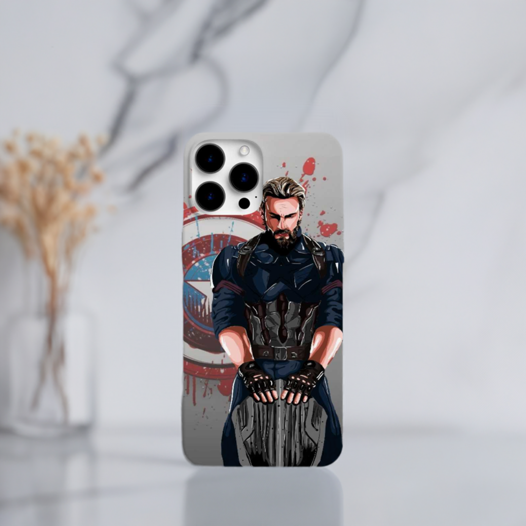 Animated Captain America iphone case - PopCase