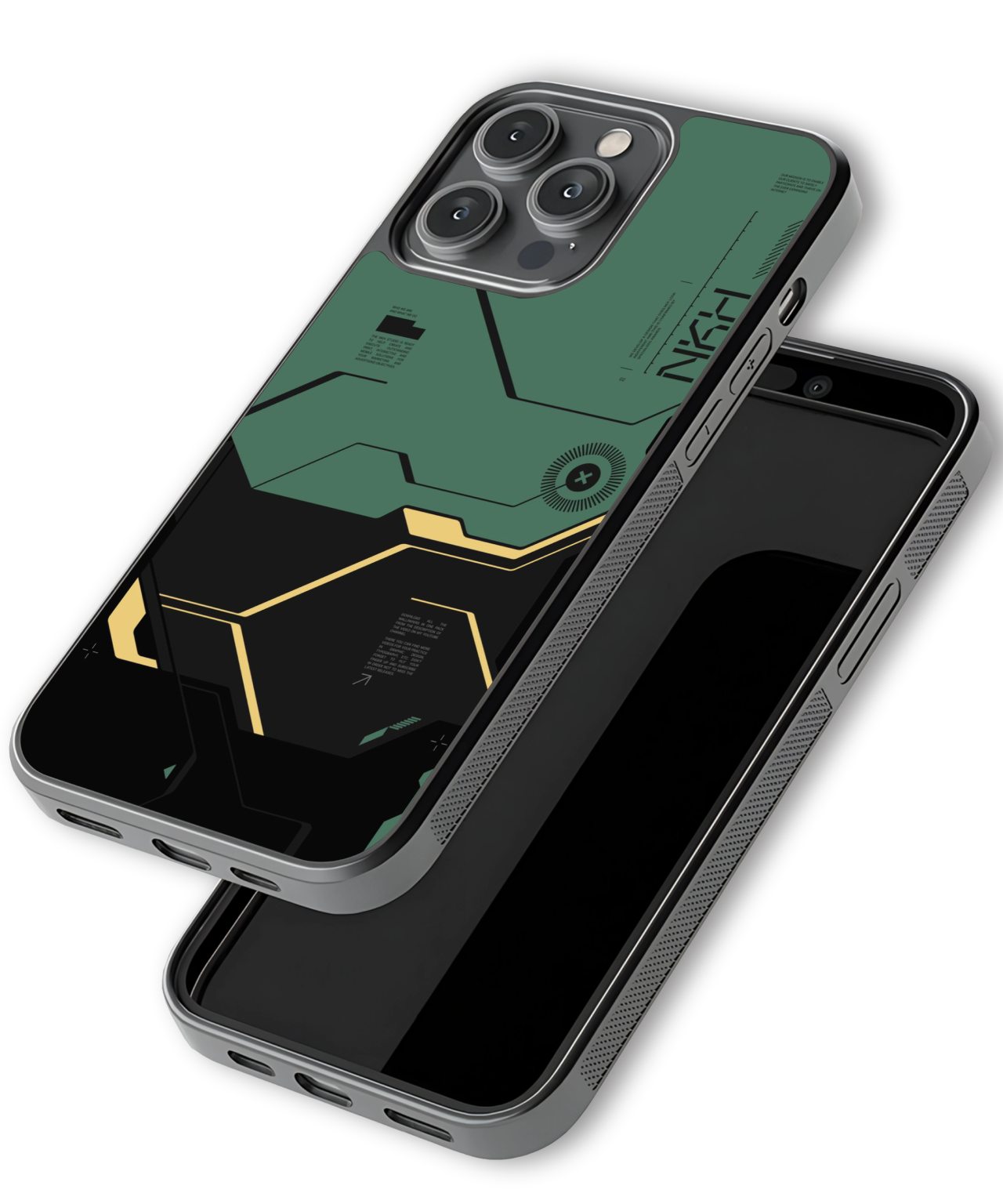 Full Metal Mobile Tech Circuit Cover Case – Bold, Futuristic Protection