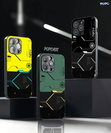 Full Metal Mobile Tech Circuit Cover Case – Bold, Futuristic Protection