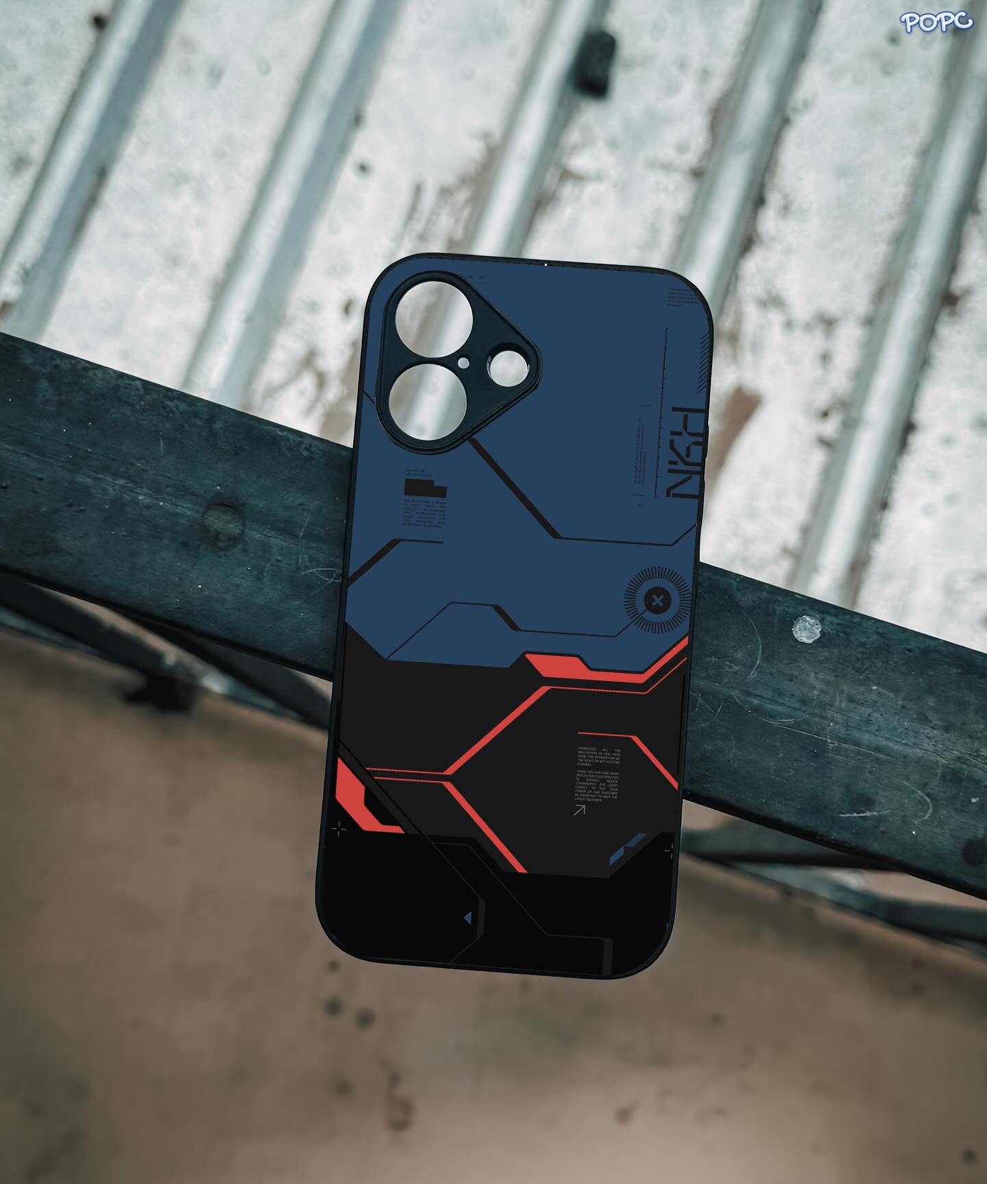 Full Metal Mobile Tech Circuit Cover Case – Bold, Futuristic Protection
