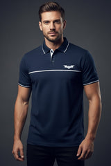 Batman Navy Blue Polo T-Shirt for Men 1