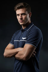 Batman Navy Blue Polo T-Shirt for Men 2
