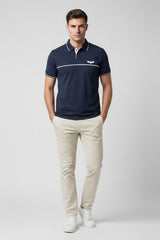 Batman Navy Blue Polo T-Shirt for Men 3