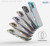 Colourful Candy MagSafe Case – Transparent Shockproof Back Cover for iPhone (All Models)