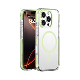 Colourful Candy MagSafe Case – Transparent Shockproof Back Cover for iPhone (All Models)