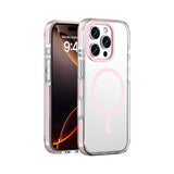 Colourful Candy MagSafe Case – Transparent Shockproof Back Cover for iPhone (All Models)