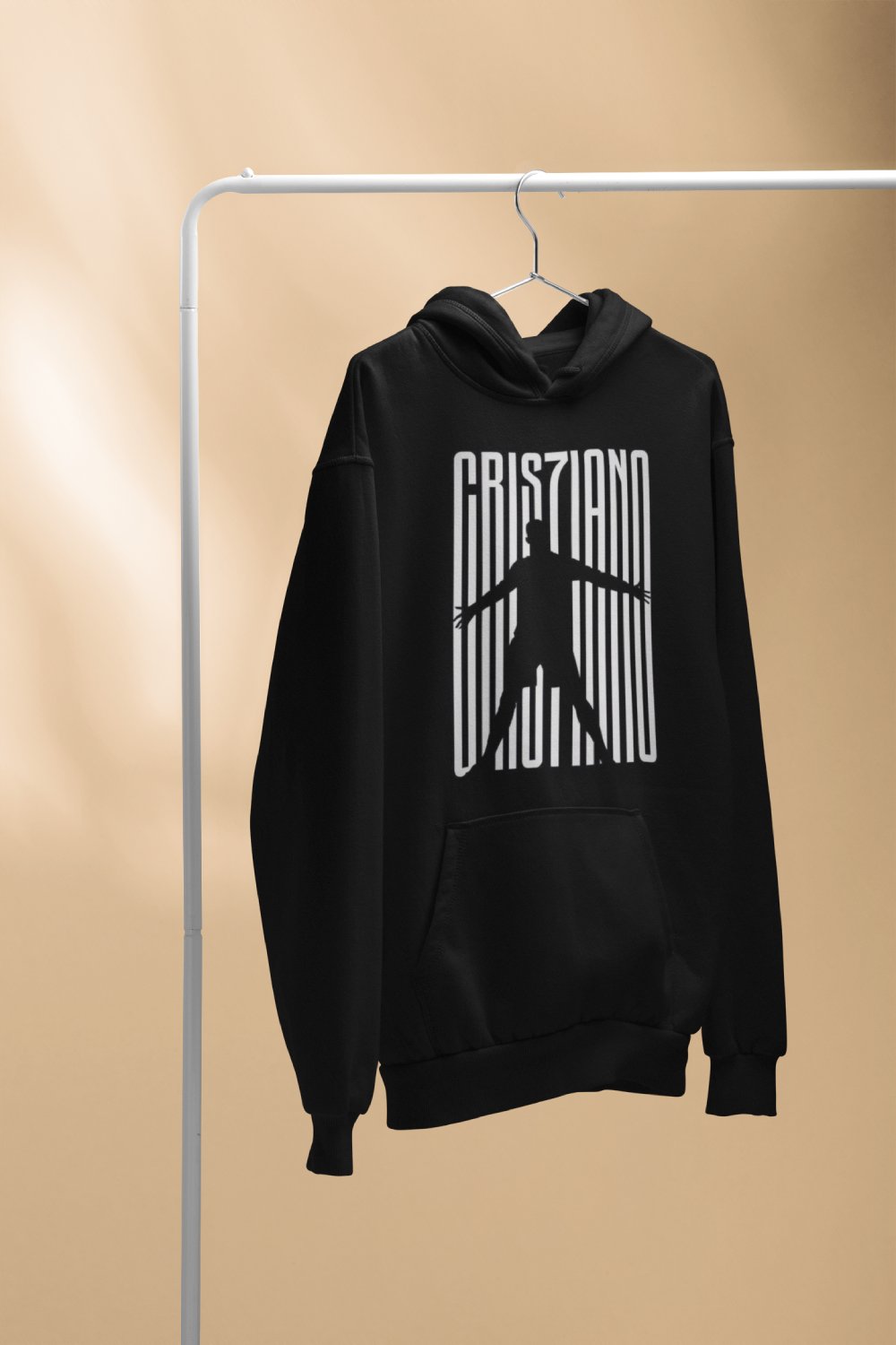 Cristiano Ronaldo Inspired Premium Black Hoodie