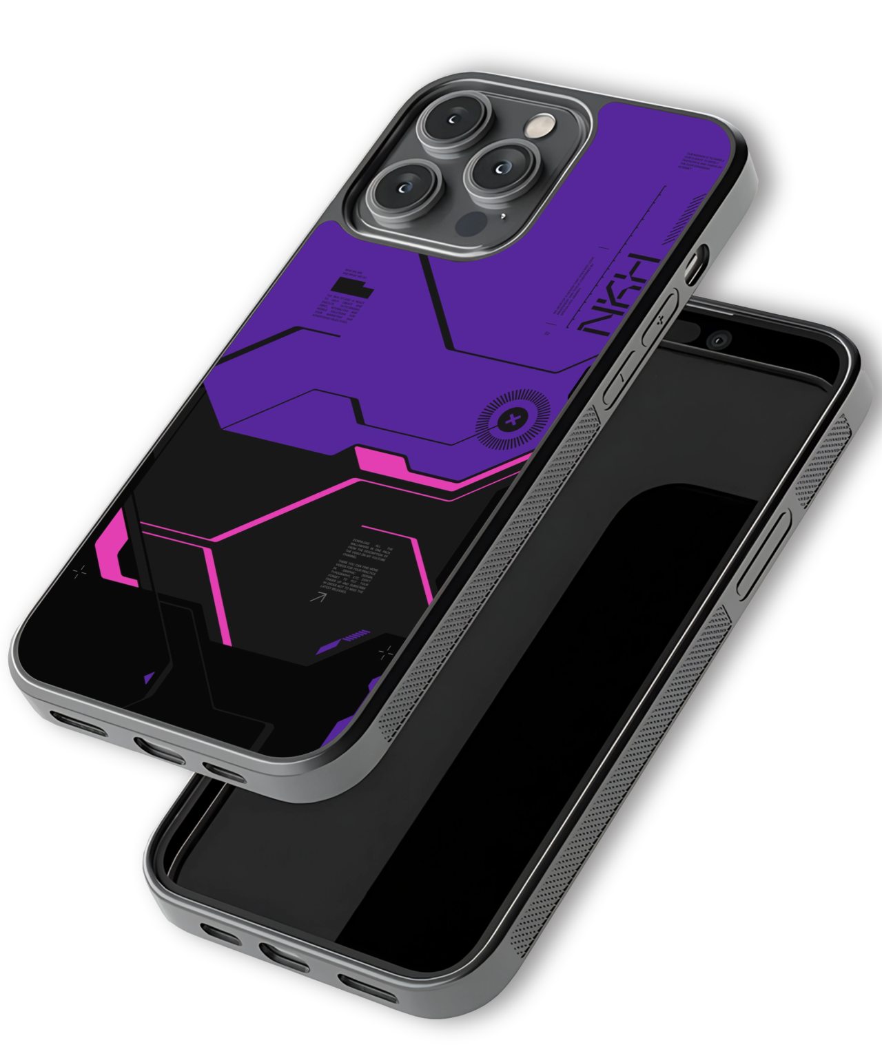 Full Metal Mobile Tech Circuit Cover Case – Bold, Futuristic Protection